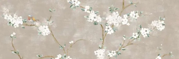 Mixed Rosa Decoro Fiori di Pesco A 40x120 — 1