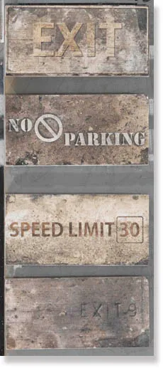 NY Road Signs Mix Broadway — 1