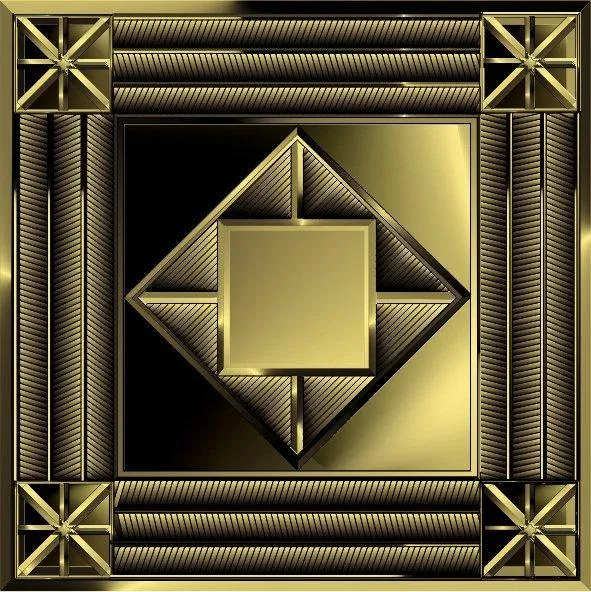 Taco Carre Bronce Brillo — 1