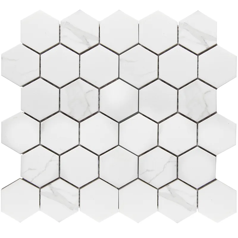 Hexagon small Carrara Matt (PMMT83017) — 1