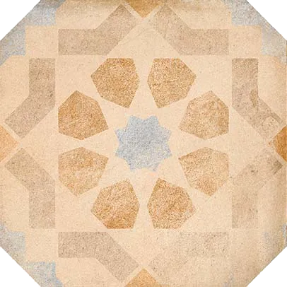Octógono Turgis Multicolor 20x20 — 1