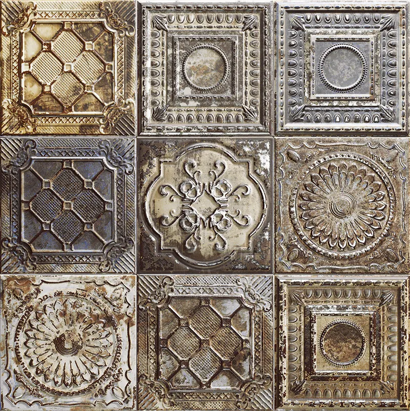 Tin-Tile Rusty Mix 20x20 — 1