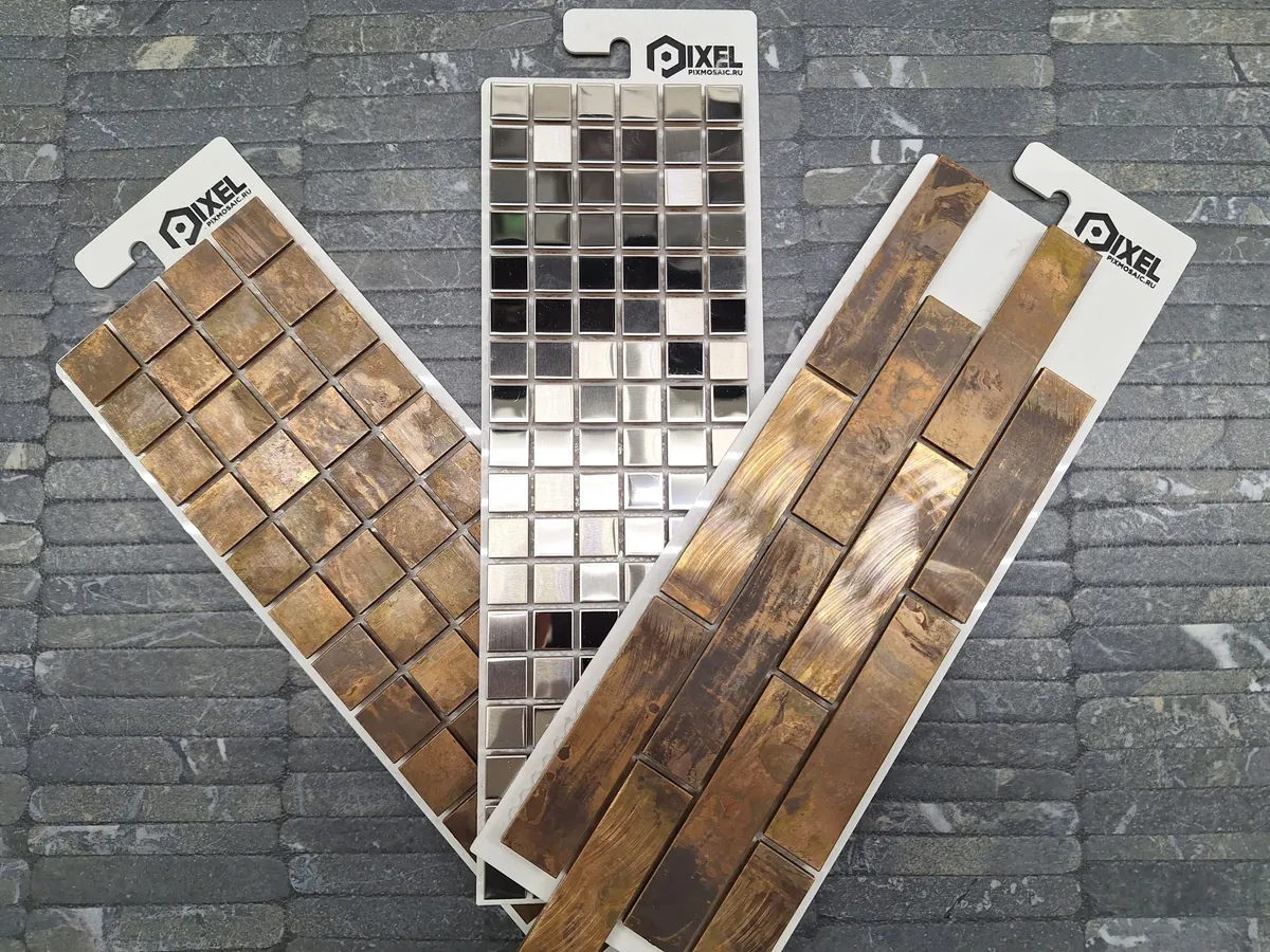 Metal Pixel Mosaic — 1