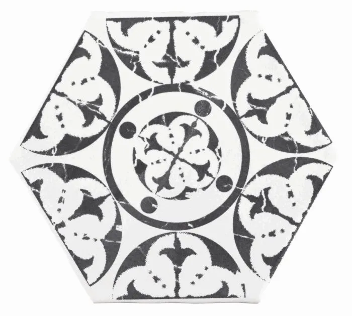 Marakech Agadir Negro Hexagon — 1