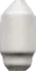 Angulo Remate Quarter Blanco Mate 1.6x5 — 1