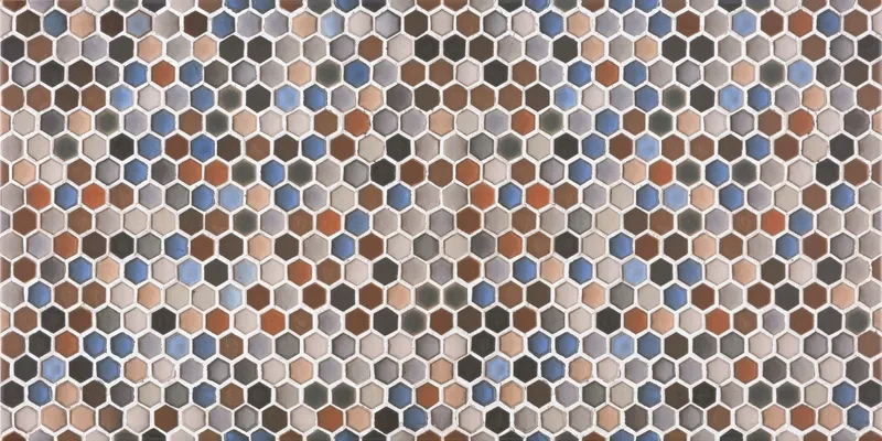 Decor Hexatile Multicolor Mate — 1