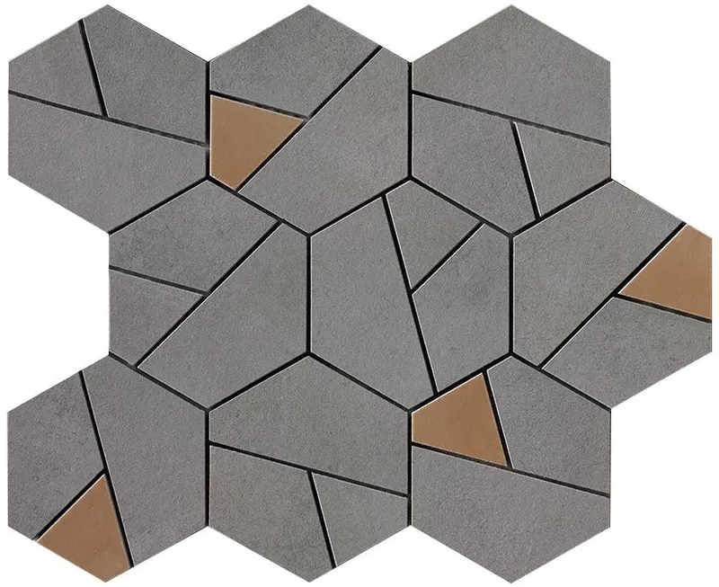 AN68 Smoke Mosaico Hex Yellow — 1