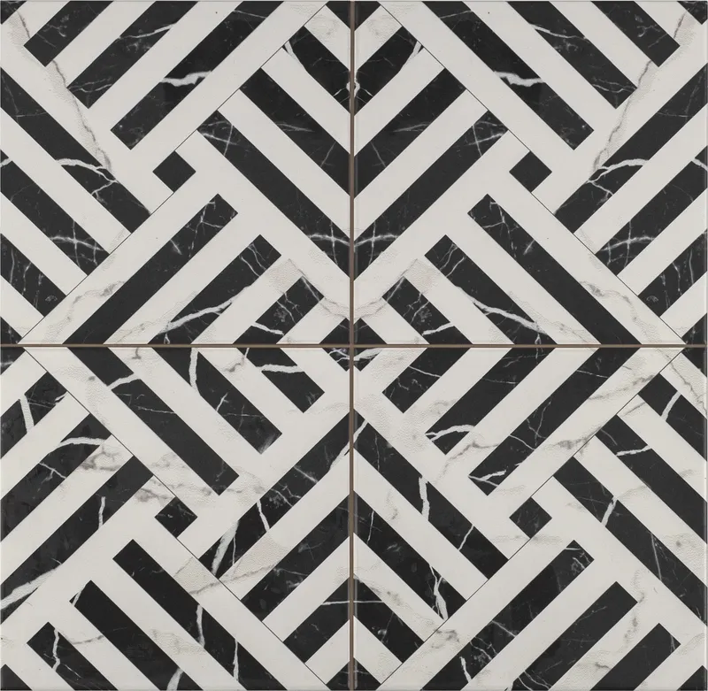 Apollon Charcoal Black Pre-Cut 45x45 — 1