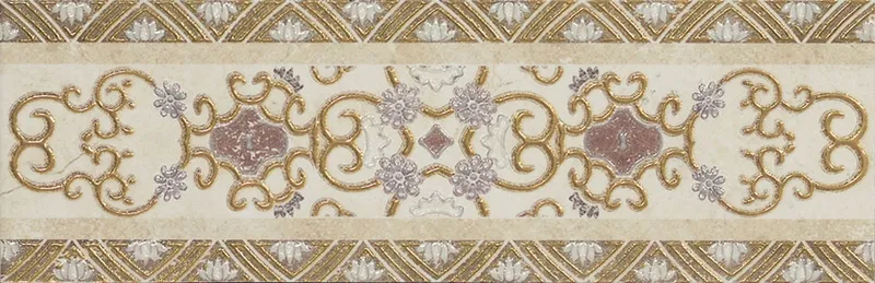 Cenefa Corona Marfil — 1