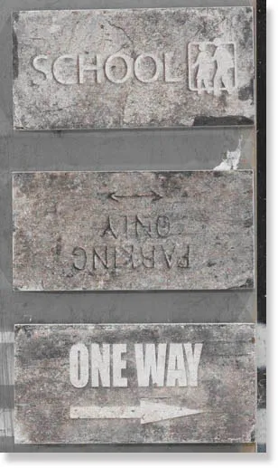 NY Road Signs Mix Wall Street — 1