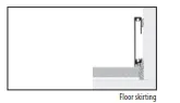 Pro-Skirting Aluminio Cromado — 1