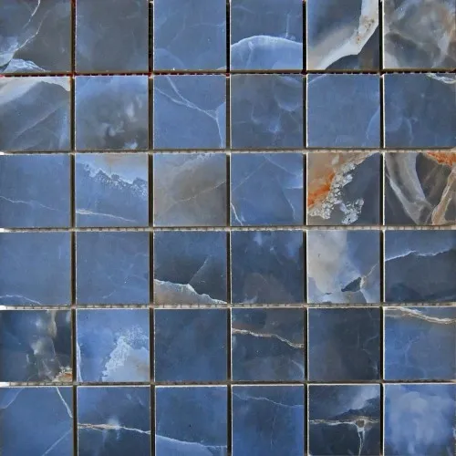 Sale Mosaico Onix Azul Polished — 1