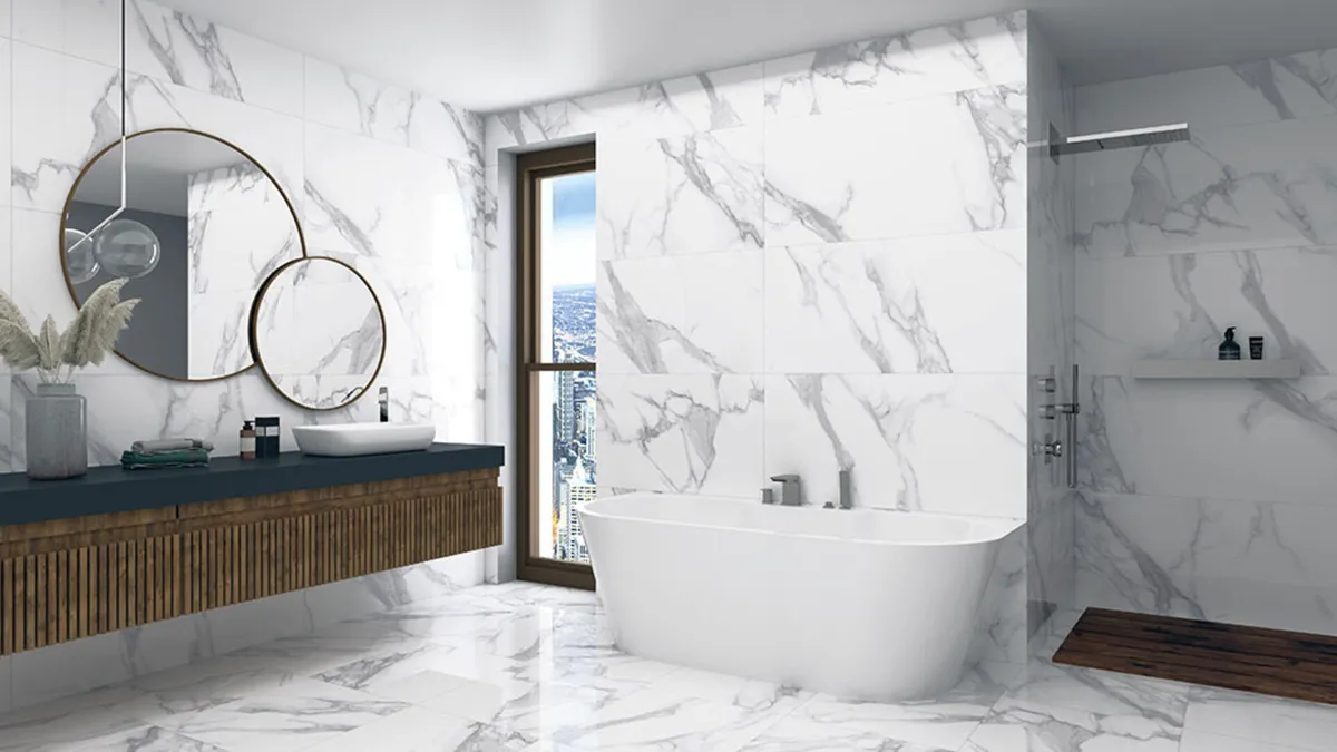 Calacatta Smoke Flais Granito — 1
