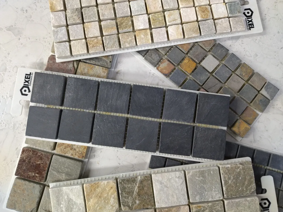 Slate Pixel Mosaic — 1