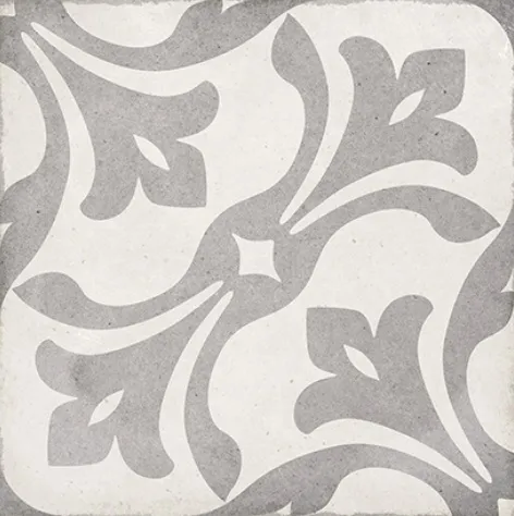 24419 Art Nouveau La Rambla Grey 20x20 — 1
