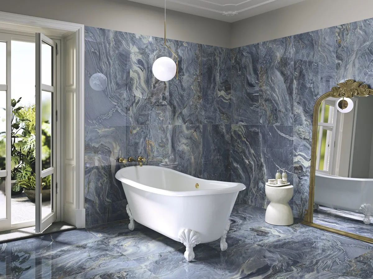 Blue Explosion Ape Ceramica — 2
