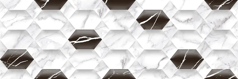 CARARA HEXA DEC 30х90 — 1