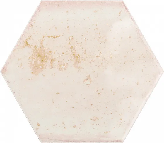 Hope Rose Hex Glossy 15x17.3 — 1