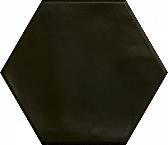 Hope Nero Hex Matt 15.5x17.3 — 1