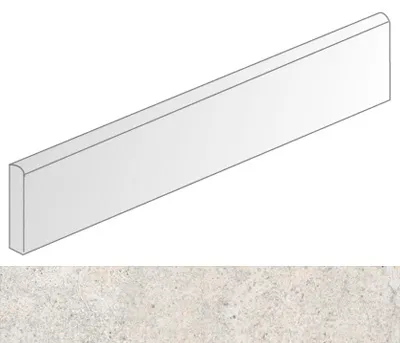 Rodapié Ribadeo Blanco 9,4x30 — 1