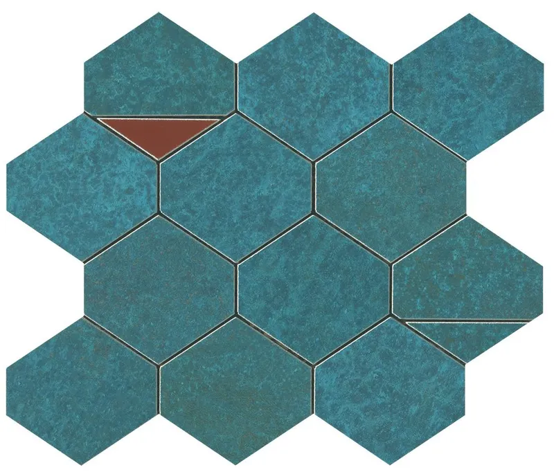 9BNV Verdigris Mosaico Nest — 1