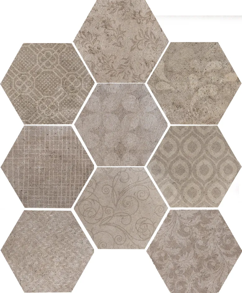 Riabitta Fabric Esagona Natural — 1